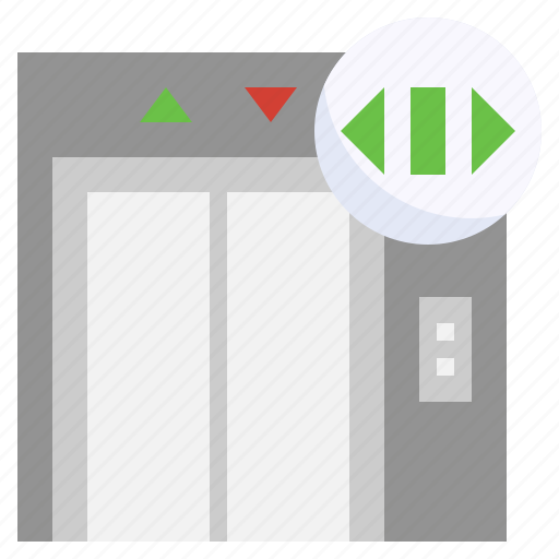 Button, open, elevator, arrows icon - Download on Iconfinder