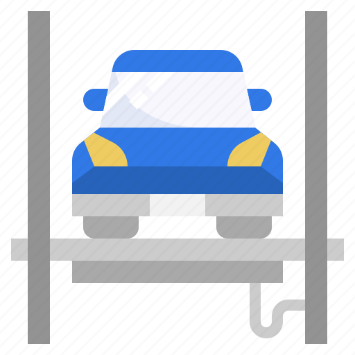 Car, lift, inspection, transportation, automobile icon - Download on Iconfinder