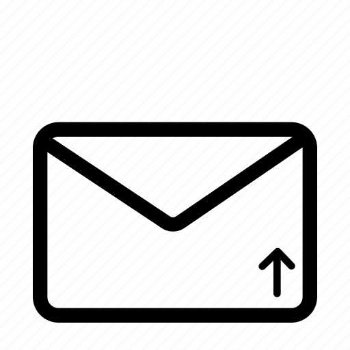 Email, message, next, up, upload, arrow, envelope icon - Download on Iconfinder