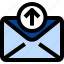upload, email, envelope, mail, message, multimedia 
