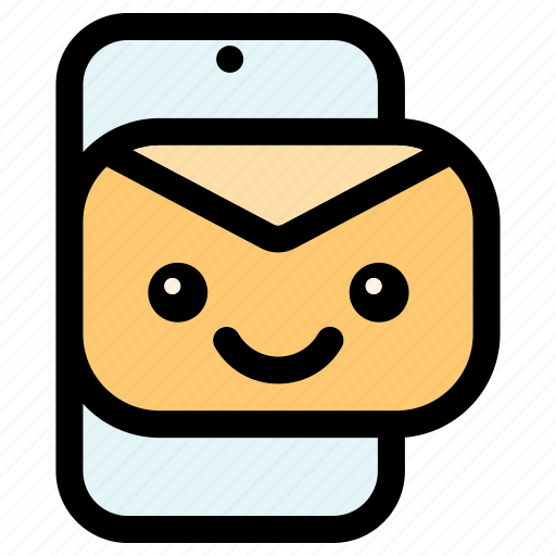 Mobile, phone, smartphone, message, chat, email, communication icon - Download on Iconfinder