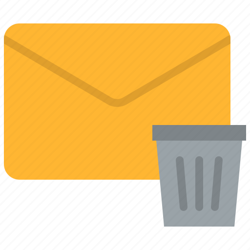 Trash, email, message, communication icon - Download on Iconfinder
