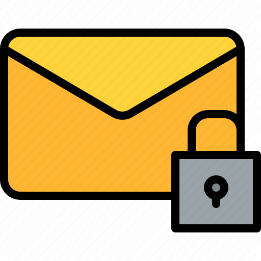 Encrypted, email, message, communication icon - Download on Iconfinder