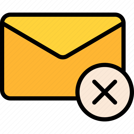 Error, cancel, email, message, communication icon - Download on Iconfinder