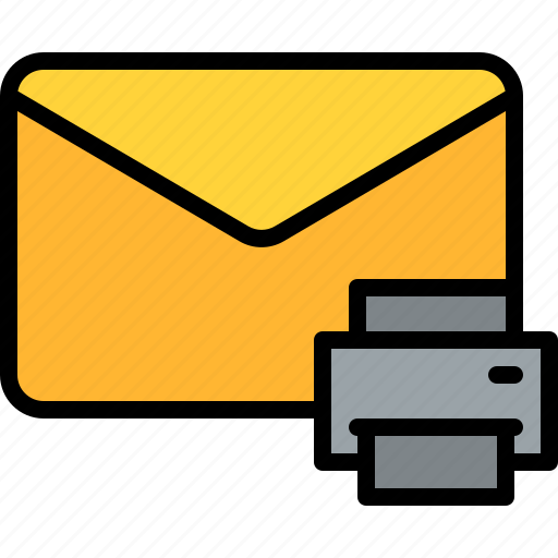 Print, email, message, communication icon - Download on Iconfinder