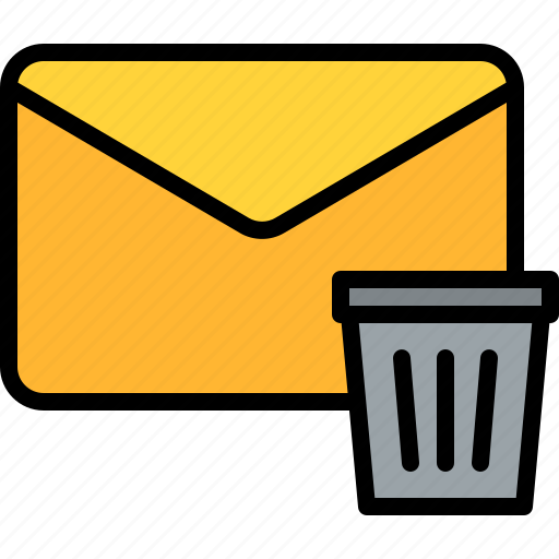 Trash, email, message, communication icon - Download on Iconfinder