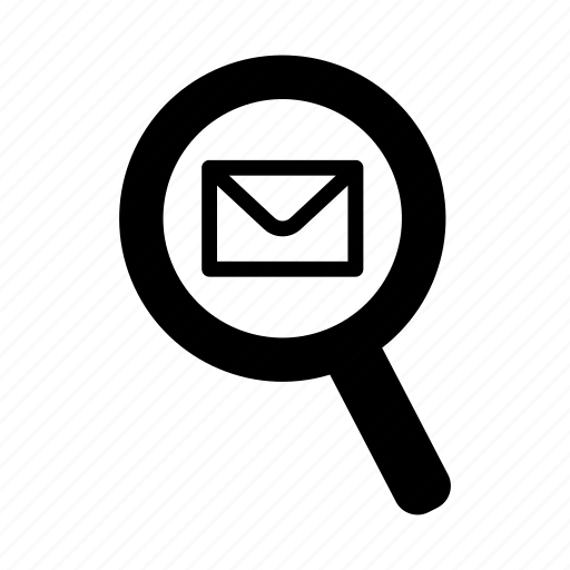 Email, online, searching, find, magnifier icon - Download on Iconfinder