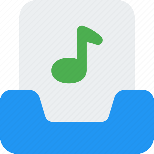 Inbox, music, email, sound, audio icon - Download on Iconfinder