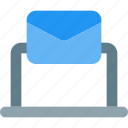 laptop, email, message, envelope