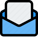 email, document, envelope, file
