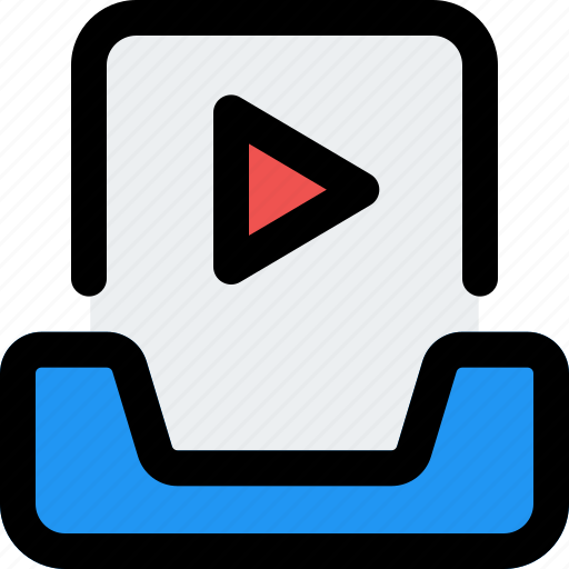 Inbox, video, email, mail icon - Download on Iconfinder