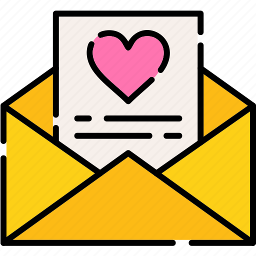 Love, letter, email, envelope, heart, mail, valentine icon - Download on Iconfinder