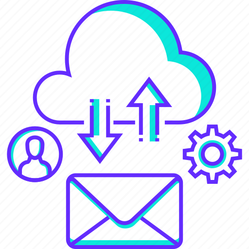 Cloud mail, cloud service, cloud storage, download, email, share, upload icon - Download on Iconfinder