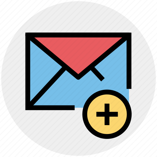 Add, email, letter, mail, message, plus icon - Download on Iconfinder