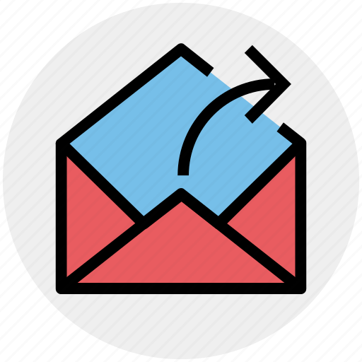 Email, envelope, forward, letter, mail, message icon - Download on Iconfinder