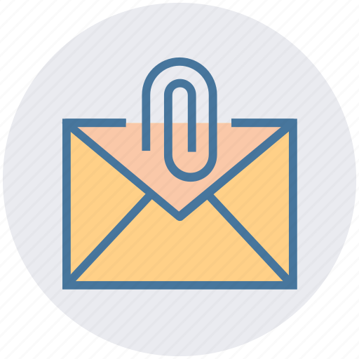 Clip, email, letter, mail, message, paper clip icon - Download on Iconfinder