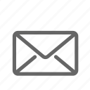 email, envelope, message, unread