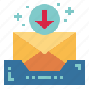 inbox, mail, symbols, tray