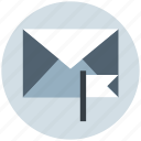 email, envelope, flag, letter, mail, message