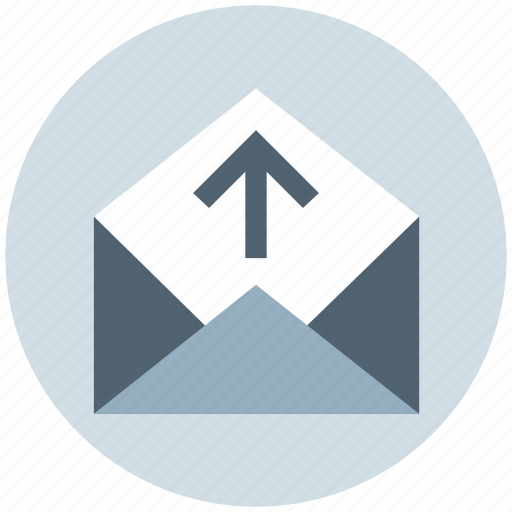 Email, inbox, letter, message, open, up icon - Download on Iconfinder