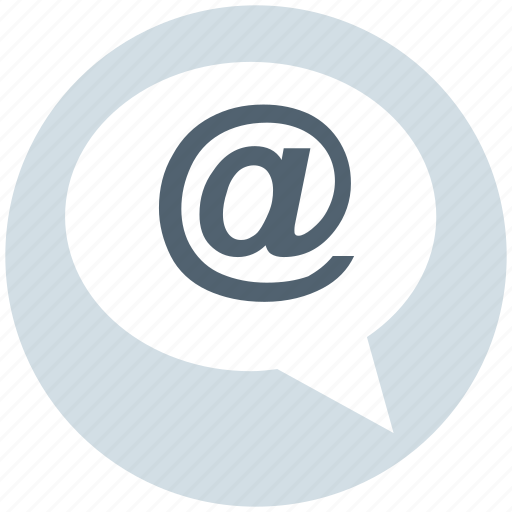 At, contact, mail, message, text icon - Download on Iconfinder