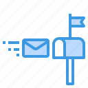 box, email, envelope, mail, web