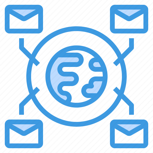 Email, envelope, mail, web, wide, world icon - Download on Iconfinder
