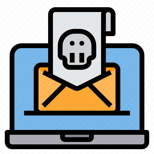 Danger, email, envelope, hack, mail, web icon - Download on Iconfinder