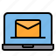 email, envelope, inbox, laptop, mail, web 