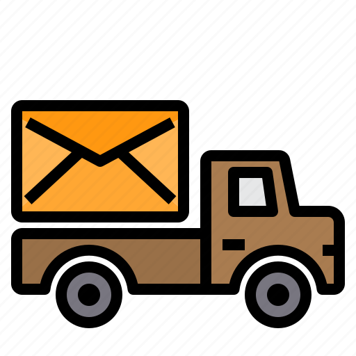 Email, envelope, mail, truck, web icon - Download on Iconfinder