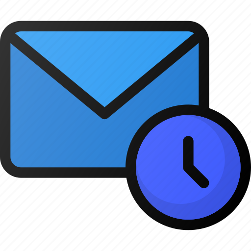 Delay, email, mail, send, time icon - Download on Iconfinder