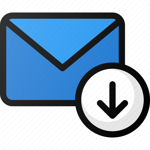 Arrow, down, download, email, mail, send icon - Download on Iconfinder