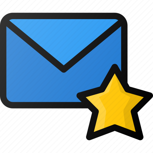 Email, favorite, mail, send, star icon - Download on Iconfinder