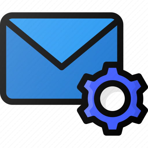 Email, mail, send, settings icon - Download on Iconfinder