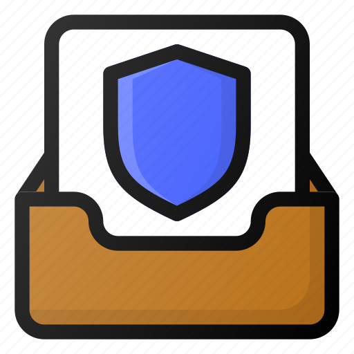 Email, inbox, protect, secure, send icon - Download on Iconfinder