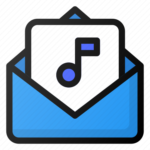 Email, music, send, sound icon - Download on Iconfinder