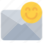 email, face, letter, mail, message 