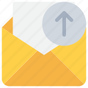 arrow, email, letter, mail, message
