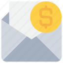 email, letter, mail, message, money