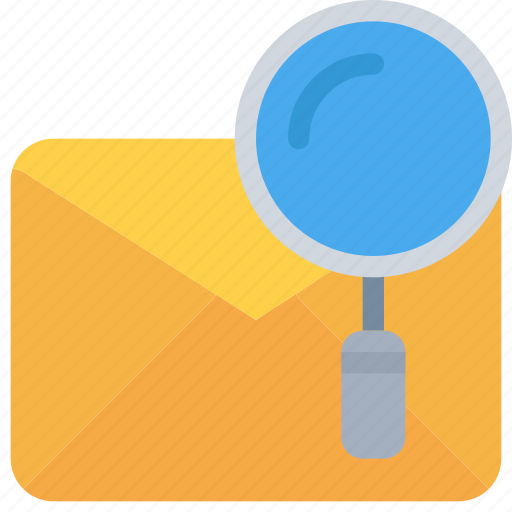 Email, letter, mail, message, search icon - Download on Iconfinder
