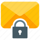 classified, email, encrypted, envelope, lock, mail, padlock