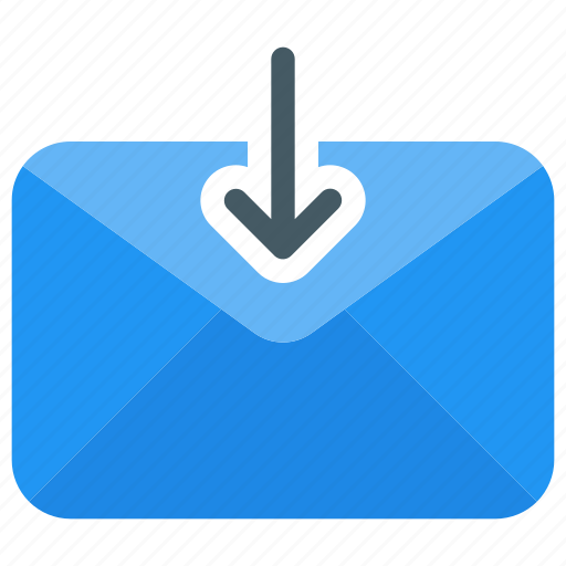 Arrow, download, downwards, email, envelope, mail, save icon - Download on Iconfinder
