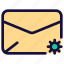 email, envelope, letter, mail, message, setting 