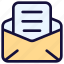 email, envelope, letter, mail, message, paper 