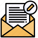 edit, communications, pencil, envelope, email