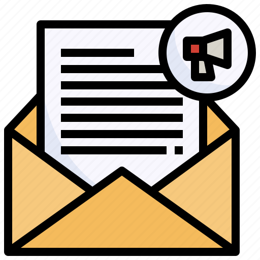 Marketing, email, megaphone, envelope icon - Download on Iconfinder