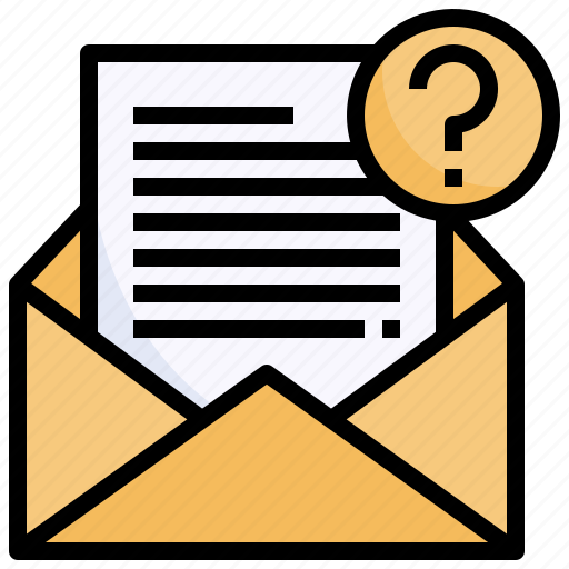Question, mark, about, email, communications, envelope icon - Download on Iconfinder