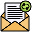refresh, email, envelope, communications