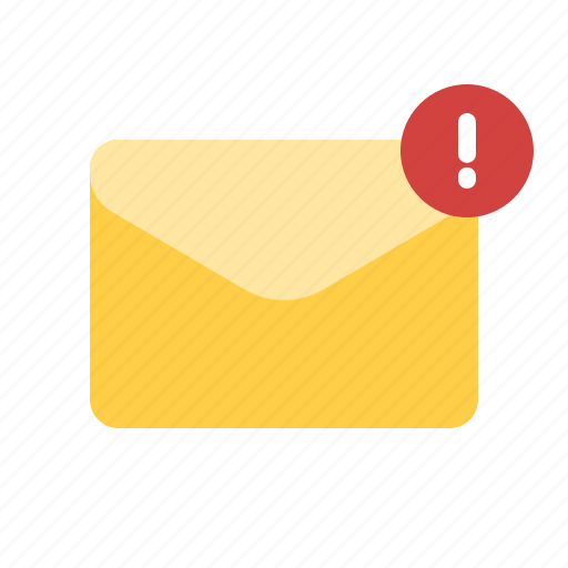 Important, mail, notification, warning, email, message, spam icon - Download on Iconfinder