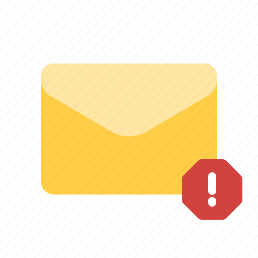 Mail, pishing, spam, warning, block, email, message icon - Download on Iconfinder